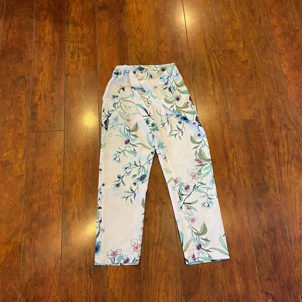 Zara floral pants